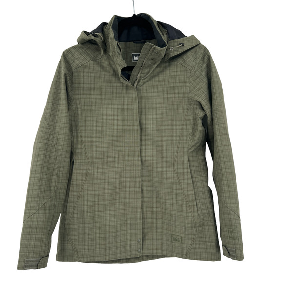 REI Jackets & Coats Rei Coop Elements Hooded Rain Jacket Sz Xs